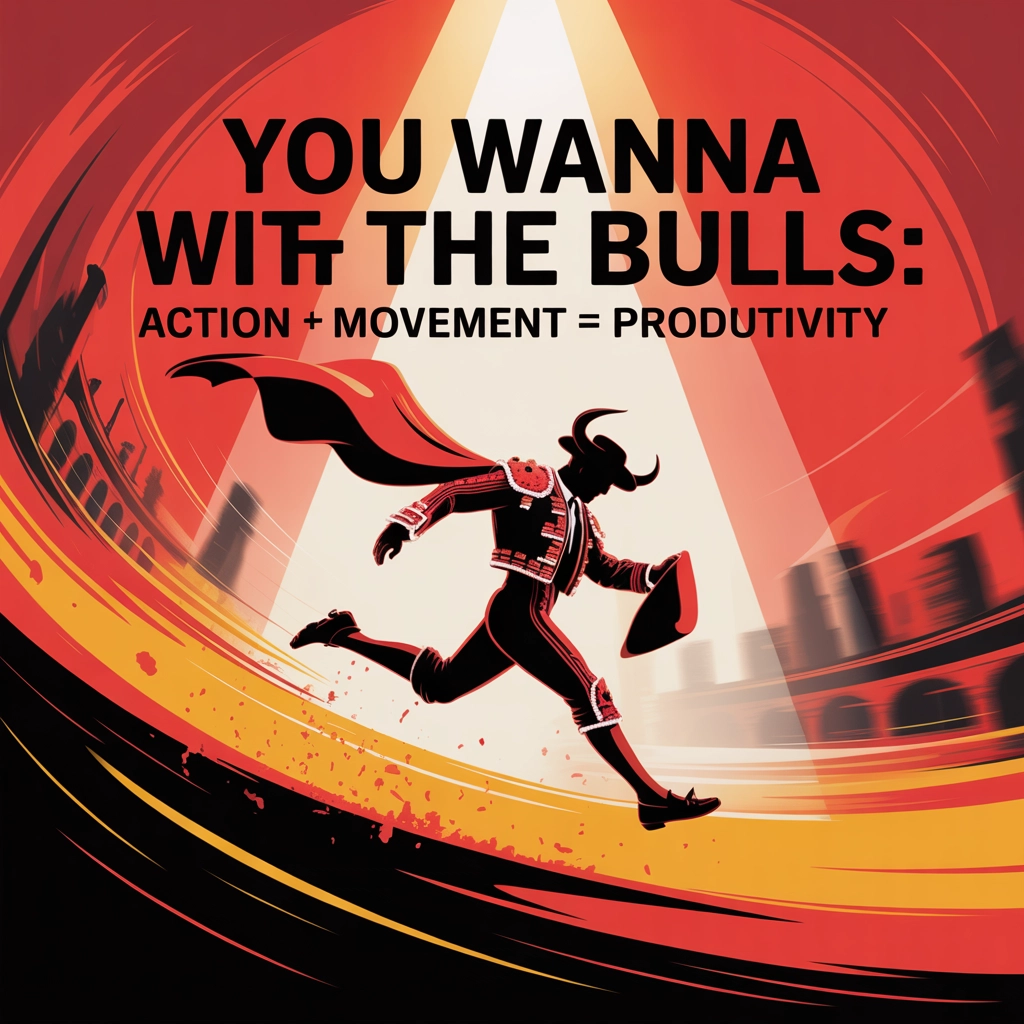 You Wanna Run With The Bulls: Action + Movement = Productivity