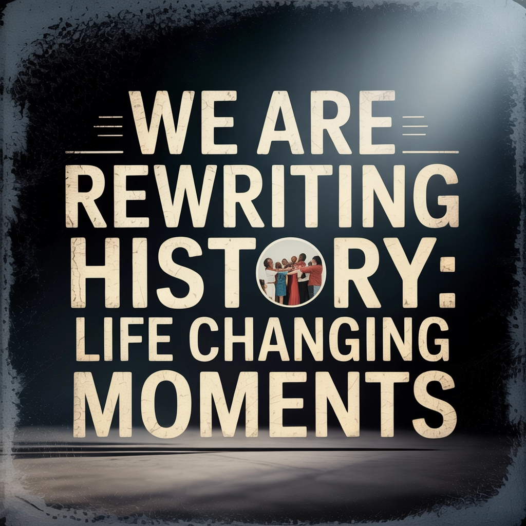We Are Rewriting History: Life Changing Moments