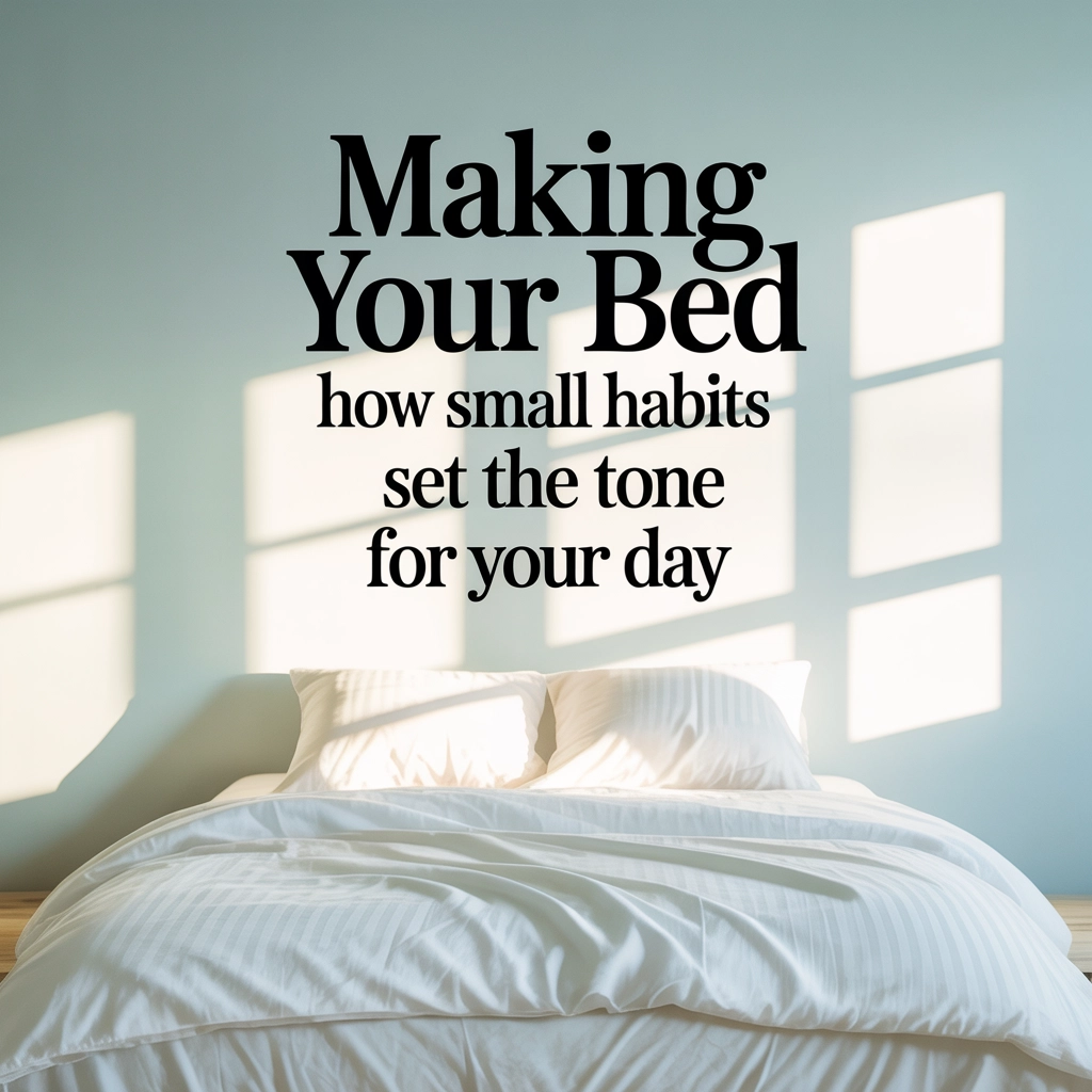 Making Your Bed: How Small Habits Set the Tone for Your Day