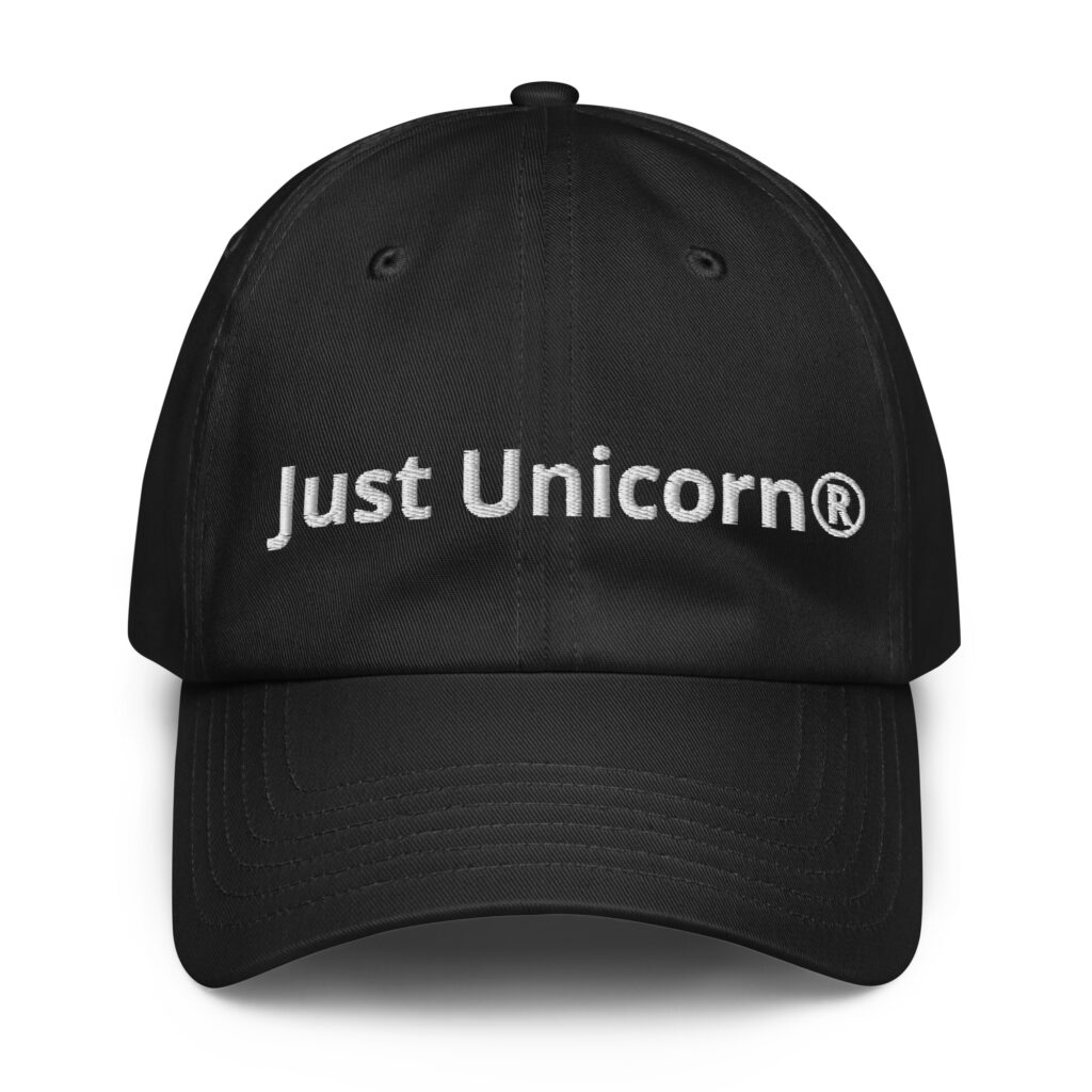 Just Unicorn Black Hat