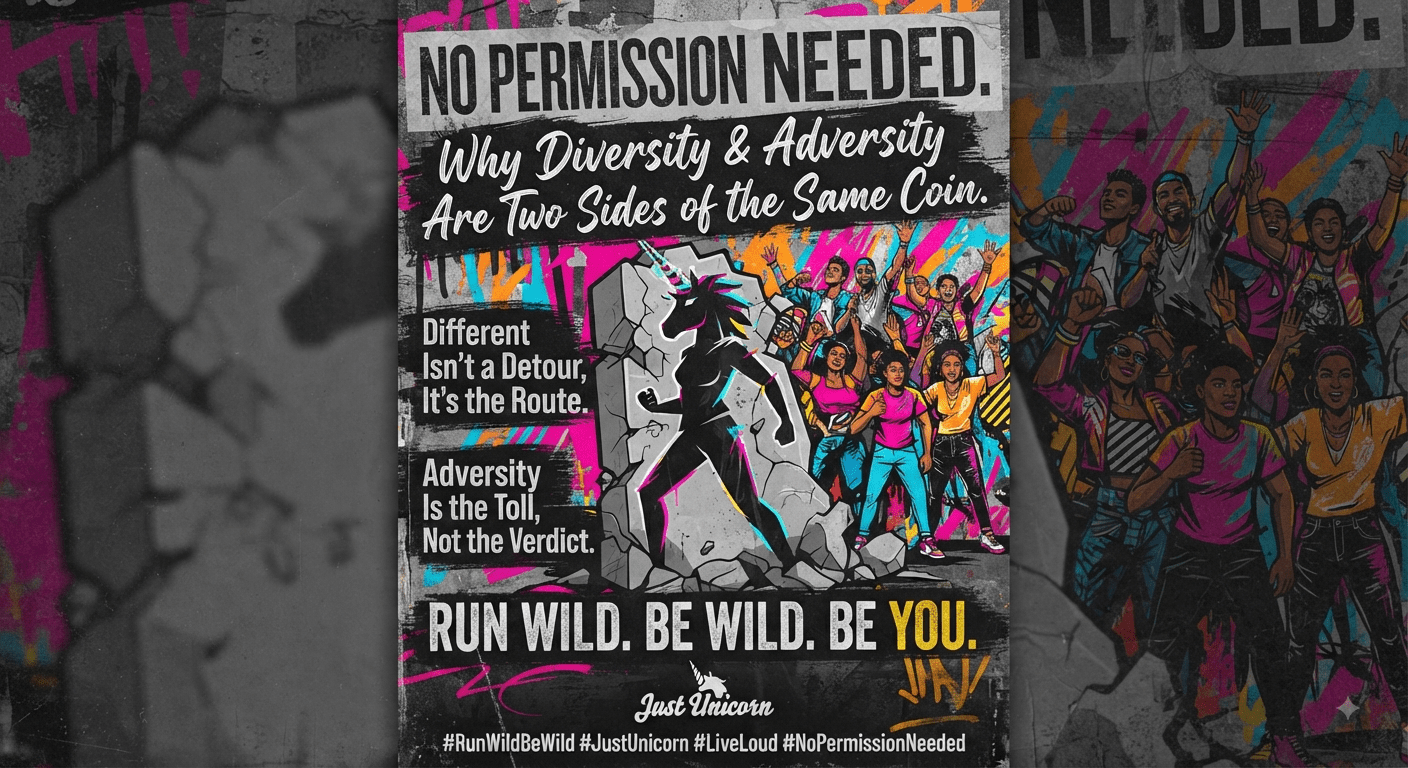 No Permission Needed: Why Diversity and Adversity Are Two Sides of the Same Coin